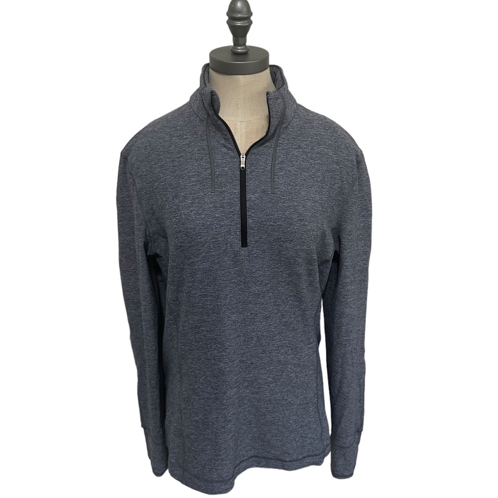 Lululemon Men's Long Sleeve 1/4 Zip Pullover Light Heathered grey Size: M